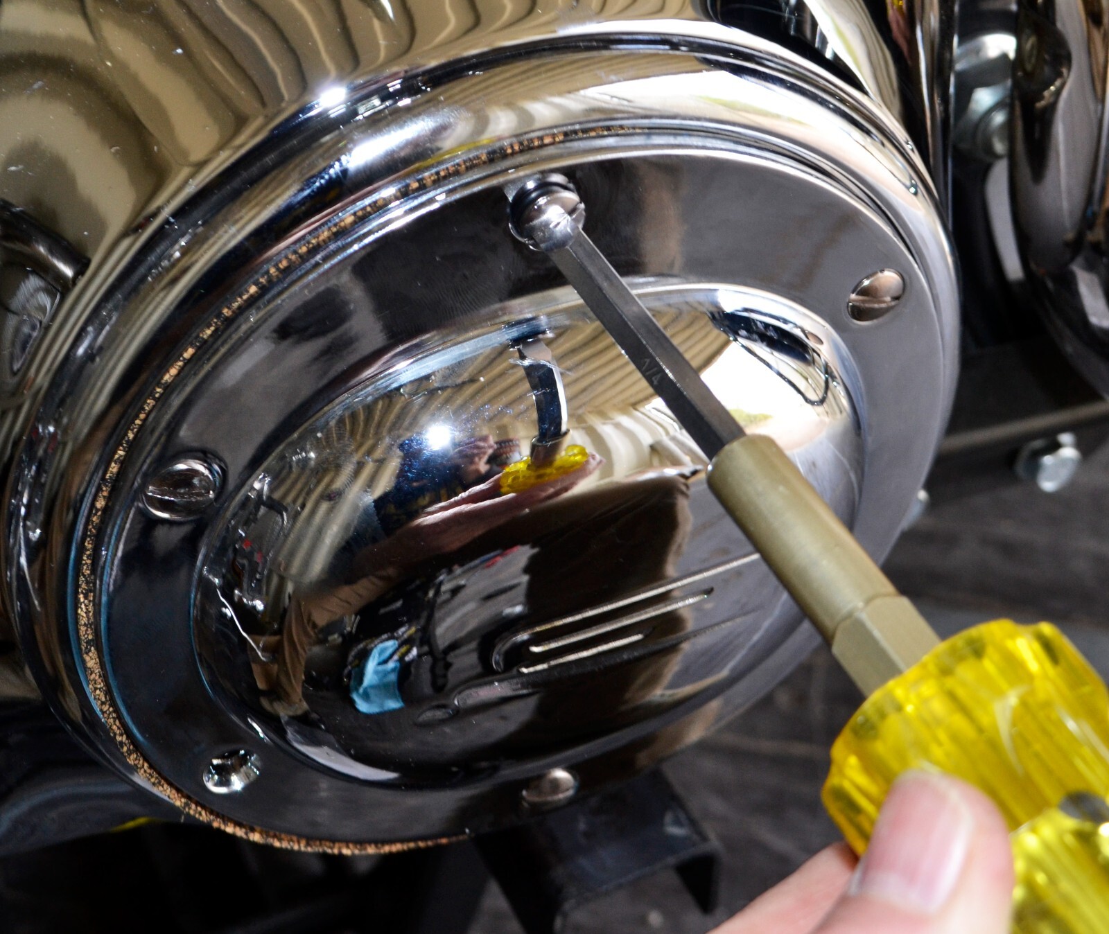 Old School Harley-Davidson Early Bird Derby Cover Conversion kit for Twin Cams