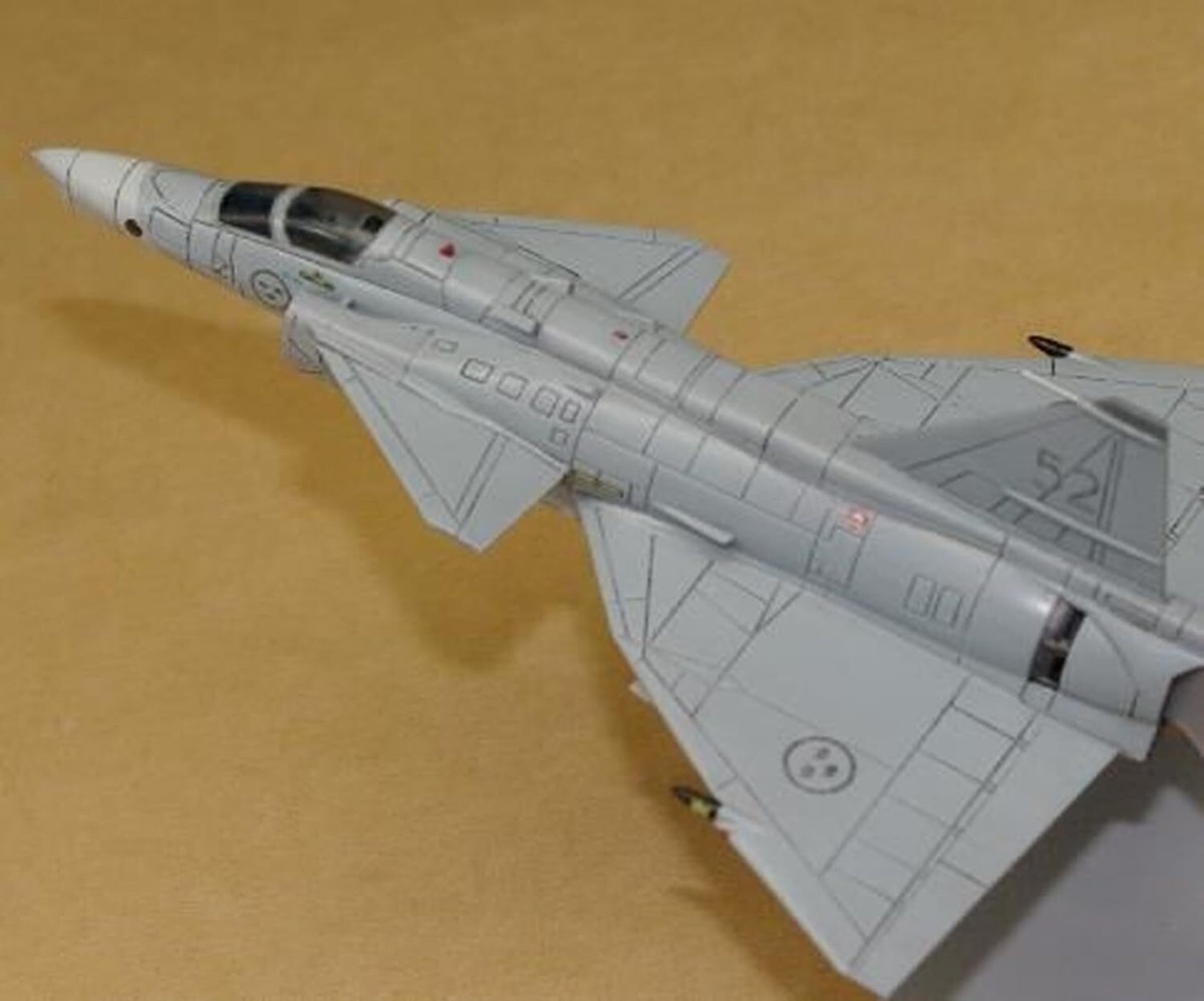 Fox One Design 1/144 SF-37 Photo Reconnaissance 3D Printed
