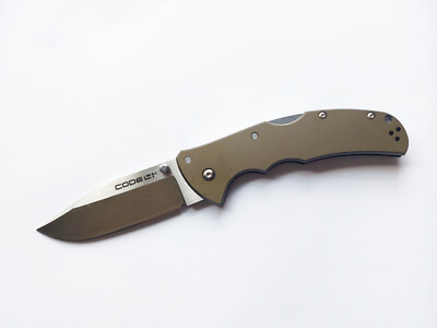 Cold Steel Code 4 Spear Point Taschenmesser Klappmesser EDC-Messer 21,6 cm grau