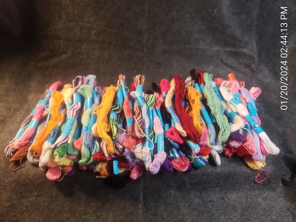 Lot of 125 Prism Craft Cotton Thread Floss 10 Yards Each Assorted ...