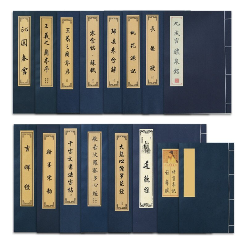 Regular Script Brush Copybook Chinese Running Script Calligraphy ...
