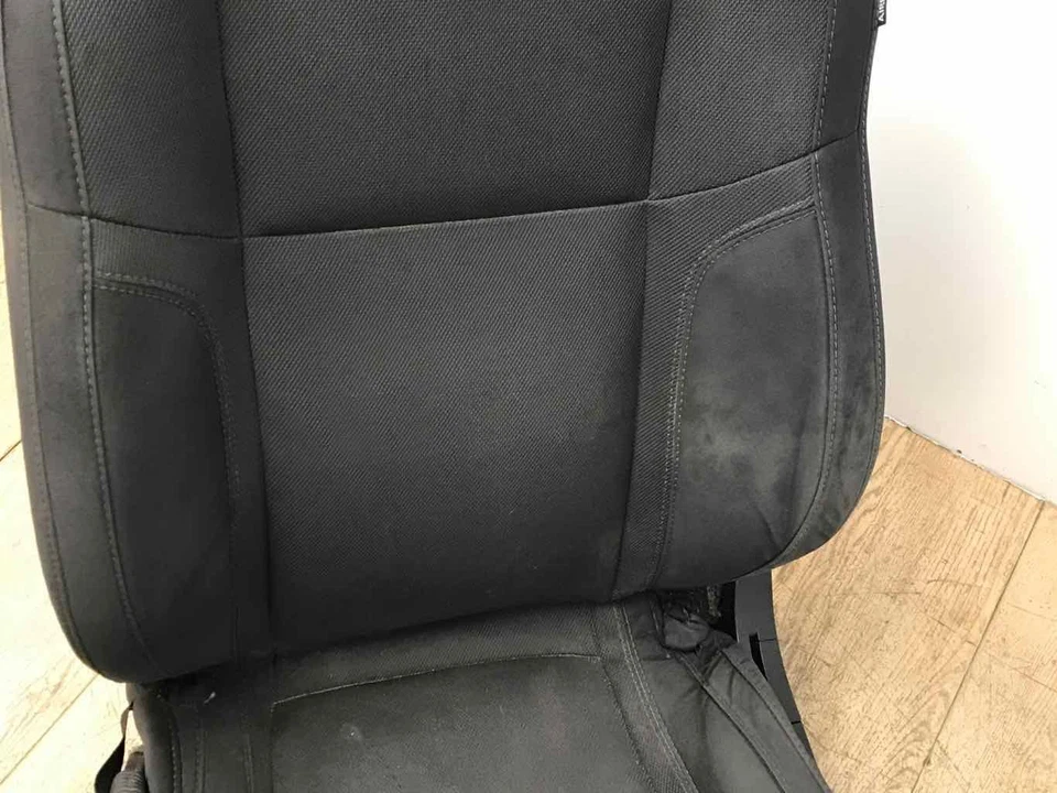 Se adapta a Dodge Charger R/T 2015-2023 asiento eléctrico delantero derecho del conductor tela negra Foto 4 de 4