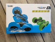 Amicool Remote Control Car, Hobby RC Car Stunt Car with LED Lights Electric 4WD 