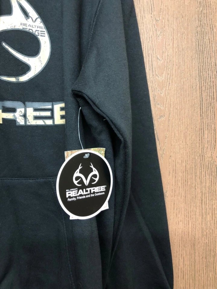 Mens Realtree Black Camo Pullover hoodie Size M NWT - Image 3 of 4