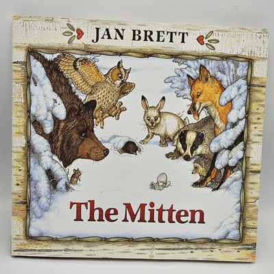 The Mitten by Jan Brett HB Childrens Book w/Dust Cover