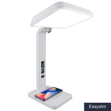 Light Therapy Lamp, 10000 LUX, UV Free, Adjustable, White, Alarm