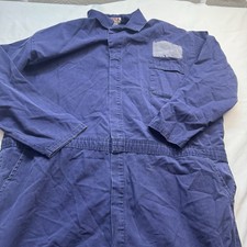 Bulwark Extreme Coveralls 4XL Long FR Work Mechanic Utility Jumpsuit Blue