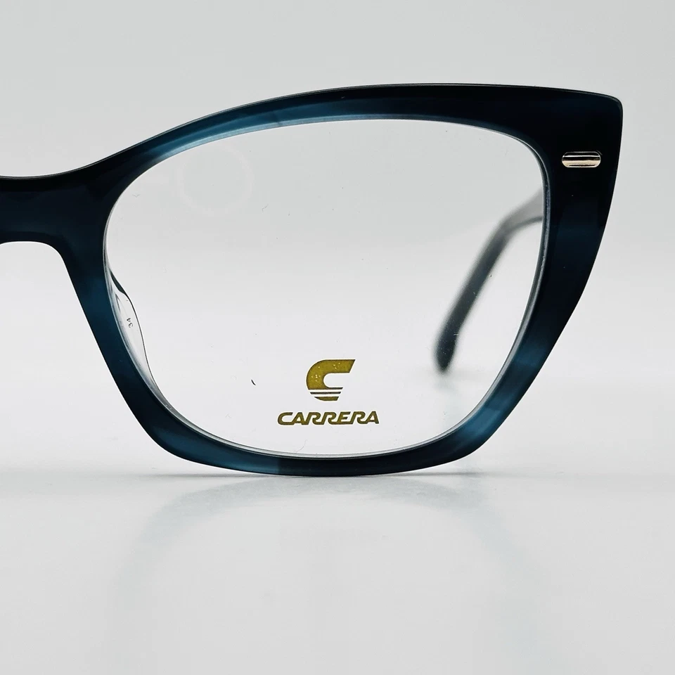Gafas Carrera Mujer Ovaladas Verde Turquesa Ojo de Gato Mod. 3036 NUEVO Foto 3 de 4
