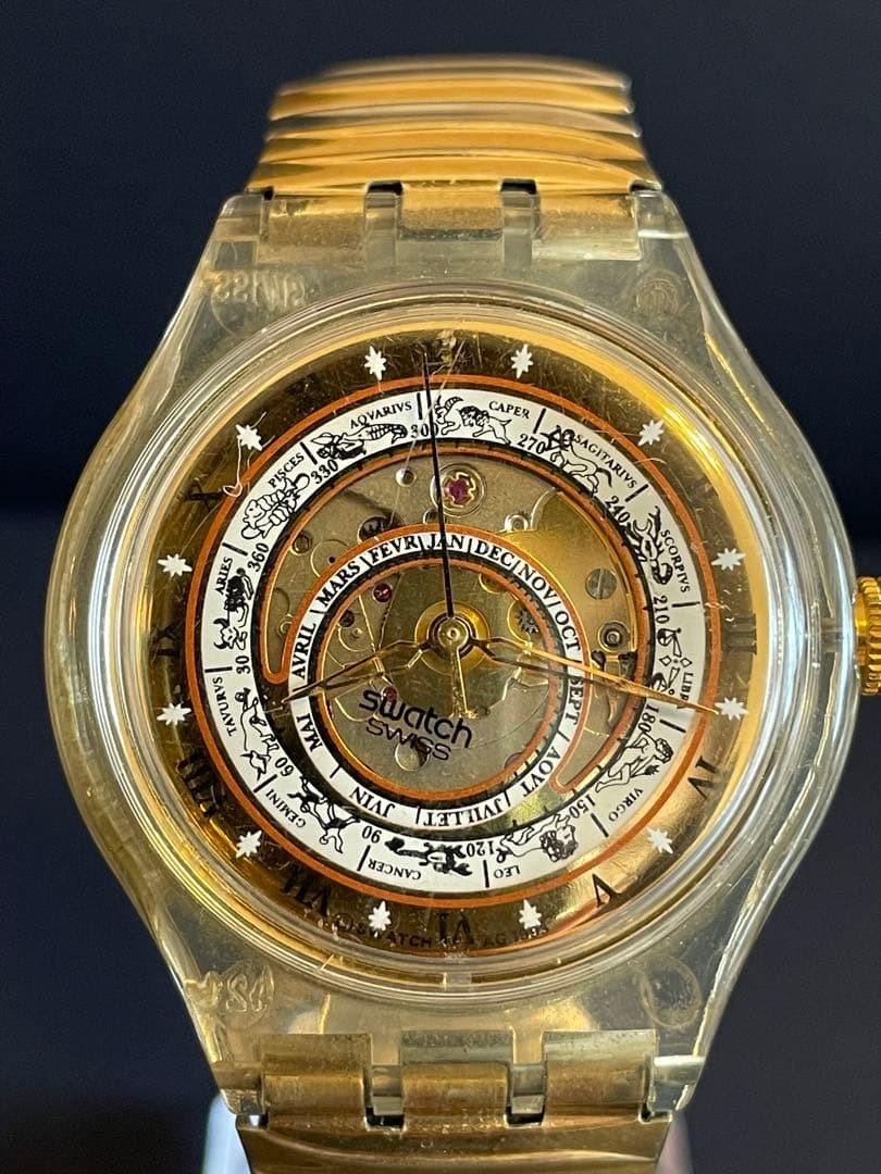 SWATCH Automatic Analog Watch Skeleton 12 Constel… - image 6