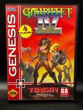Gauntlet IV Sega Genesis CIB w/ Manual + Tengen Insert Tested Working