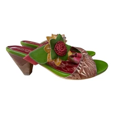 L'artiste Spring Step Toucy Slide Sandal Heel Women size 41 US 11