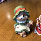Homco Christmas Bear Family #5600 Porcelain Figurines Set of 3 — photo 2