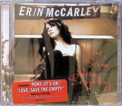 Erin McCarley   Love, Save The Empty CD 2008 Indie Pop Universal Republic
