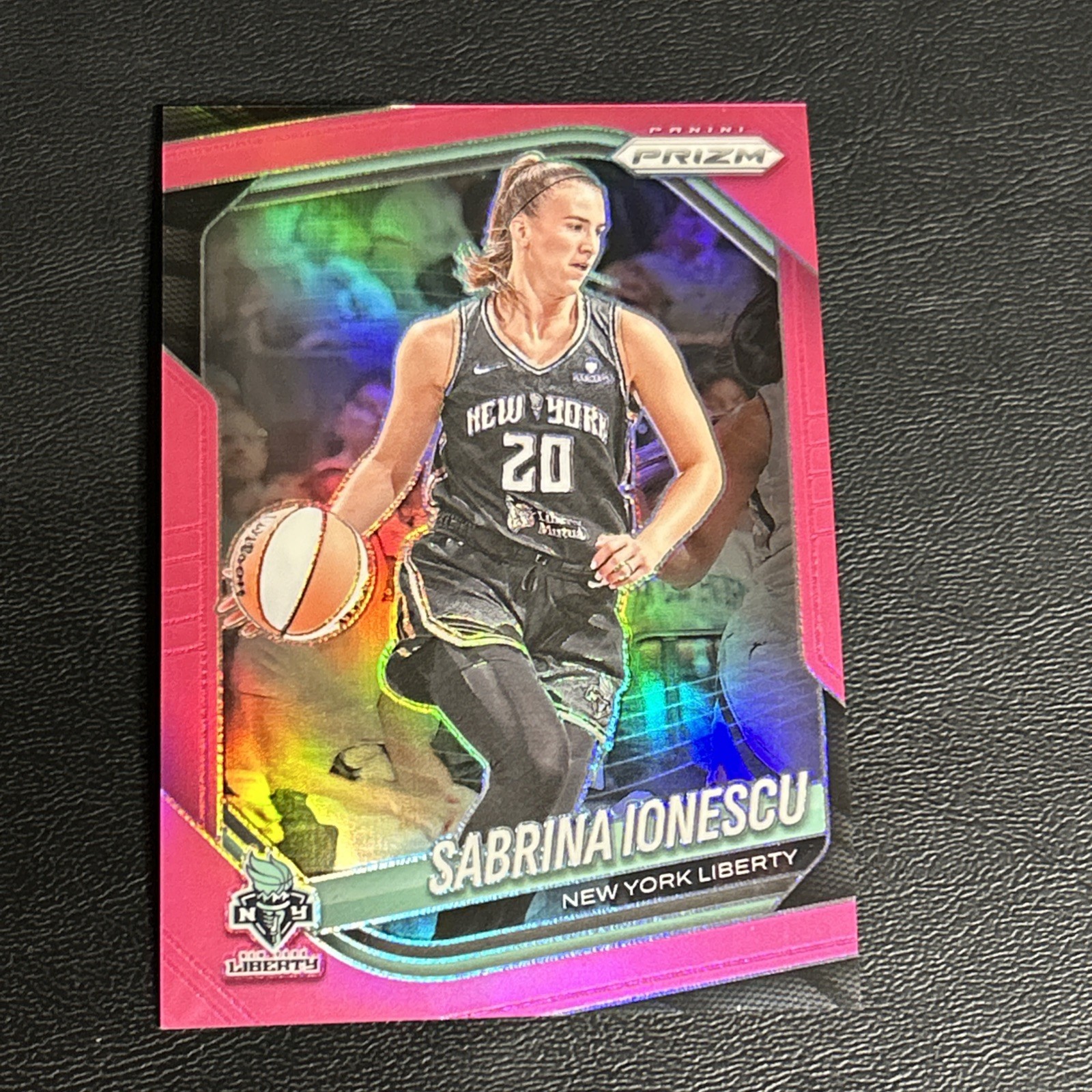 2025 Panini WNBA Prizm Sabrina Ionescu Pink #/175 Liberty