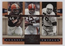 2008 Donruss Classics Classic Triples Leroy Kelly Jim Brown Marion Motley 17pt