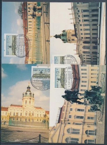 XE59700 Germany 1987 Berlin ATM stamps maxicards used