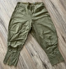 US ARMY BUCKLE BACK FIELD TROUSERS WOOL JODHPURS 1910'S Militaria Equestrian