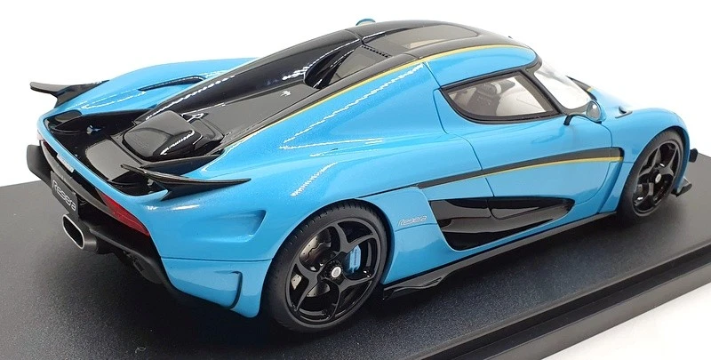 GT Spirit 1/18 Scale Resin GT881 - Koenigsegg Regera - Blue/Black - Image 2 of 4