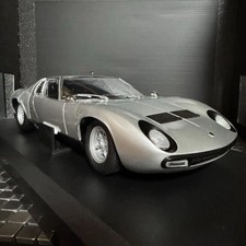 Kyosho 1/18 Lamborghini Miura P400 SV Silver Diecast Model