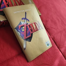 Zelda Ocarina of Time (Nintendo 64, 1998) NEAR MINT Authentic ORIGINAL OWNER 