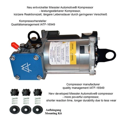 Mercedes S-Classe W221 Compresseur suspension pneumatique A2213201704 - Photo 1/3