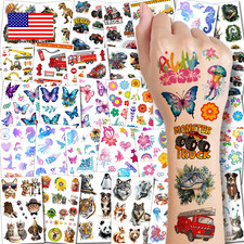 Temporary Tattoos for Kids - 320 Mixed Styles 36 Sheets
