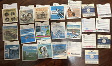 View-Master GAF Lot 22 Reels Guided Tour Travel Sightseeing Gunsmoke Huckleberry