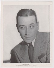 George Raft 1936 R95 8x10 Linen Textured Printed Photo - Vintage Premium