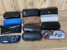 Lot of Assorted Eyewear CASES. Cases Only Lot Of 12