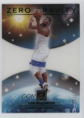 2020-21 Panini Clearly Donruss Zero Gravity Green /25 Zion Williamson #5 11ao