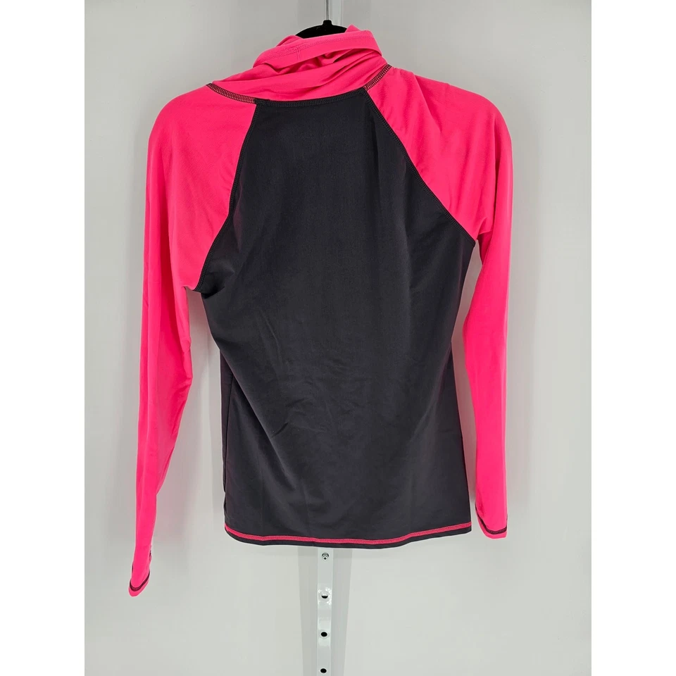 Top seco dúo cuello tortuga manga larga gris rosa C9 By Champion para mujer talla S/P Foto 4 de 4