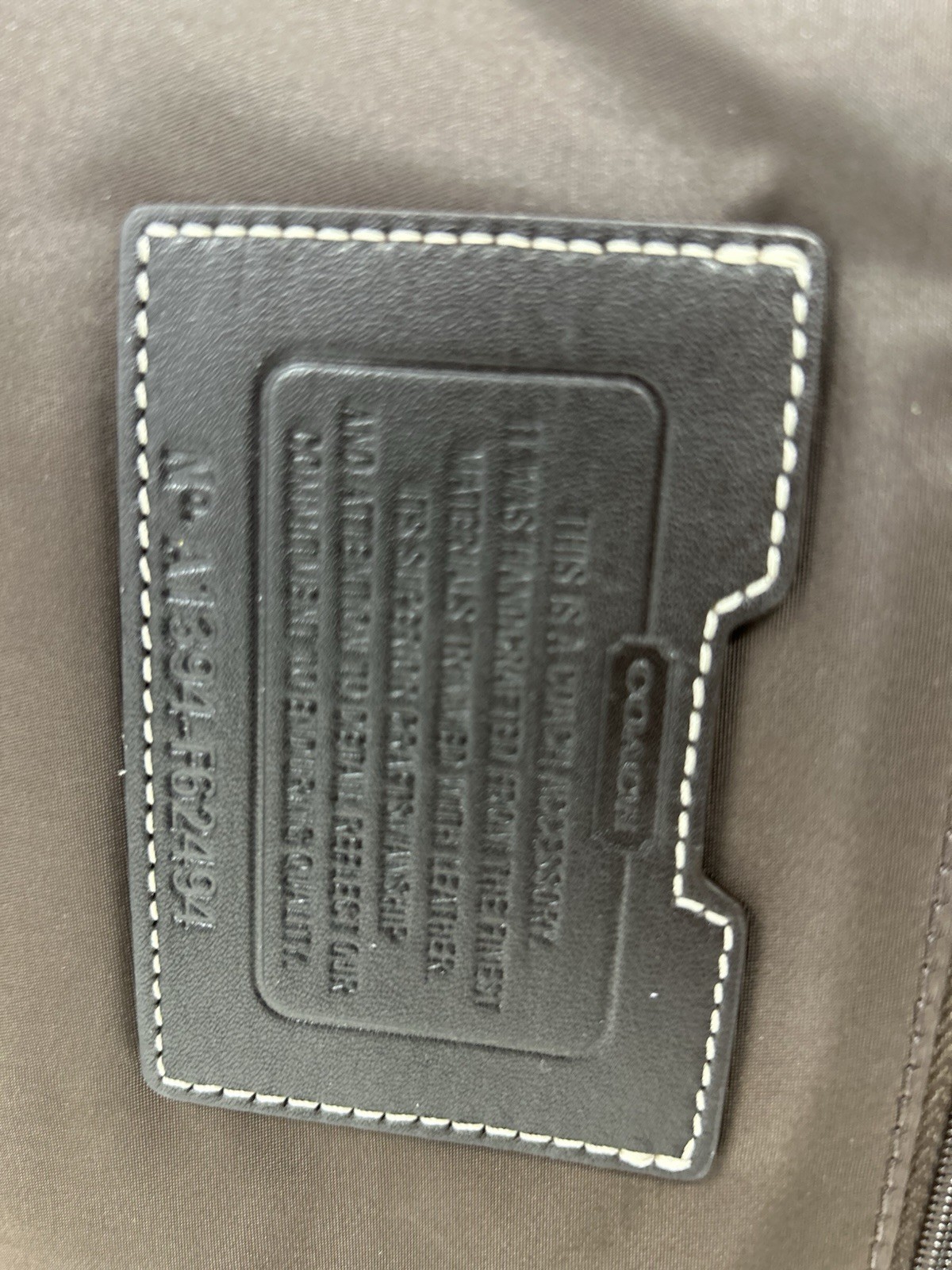 Coach professional folio three section signature … - image 4