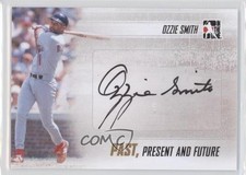 2013 ITG Past Present and Future Auto Ozzie Smith #PPF-OS1 Auto HOF h3a