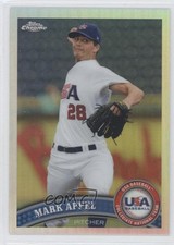 2011 Topps Chrome Refractor 32/999 Mark Appel #USABB1 0t3