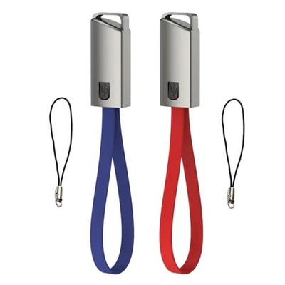Travel Friendly USB to Type C Data Cord 2.4A Fast Charge Stable Output Keychain