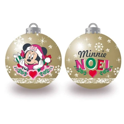 ARDITEX WD14011 Pack of 6 Disney-Minnie Christmas Tree Baubles Diameter 8 cm - Photo 1/2