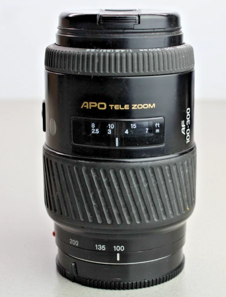 フード付き！！　ミノルタ APO 100-300mm F 4.5-5.6 Minolta AF APO Tele Zoom 100-300mm f4.5-5.6 Lens [As Is] Japan