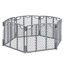 Evenflo Versatile Play Space Adjustable Play Area, Plastic, 8-Panel Cool Gray 