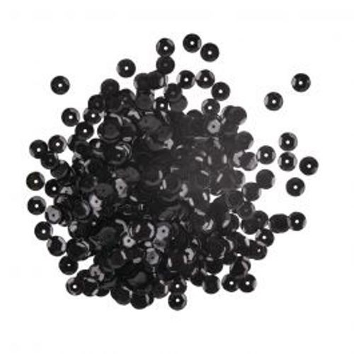 RAYHER - PAILLETTE CONCAVE NERO 6MM - 6GR*
