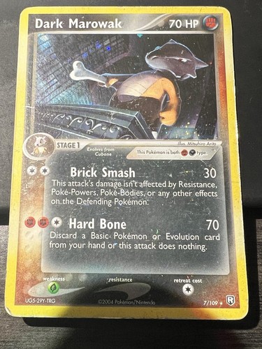 Dark Marowak 7/109 Team Rocket Returns Holo MP