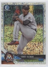 2018 Bowman Draft Chrome Sparkles Refractor Jorge Guzman #BDC-66 0w47