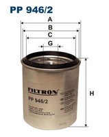 Kraftstofffilter Filtron Pp 946 2 FÜR Chrysler Jeep