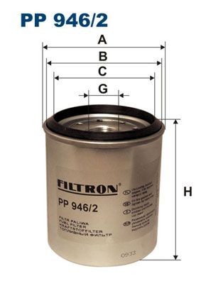 Kraftstofffilter Filtron Pp 946 2 FÜR Chrysler Jeep-image