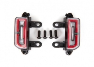 Traxxas 9221 Tail Light Assembly, Complete (2)/ 3x8mm BCS (4) (Fits #9211 Body)