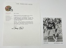 Jerry Rice 5x7 Photo + Fan Letter Response (Faux Autographs) 1990s