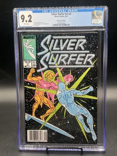 Silver Surfer #3 (Marvel Comics September 1987) CGC Graded 9.2 White Pages