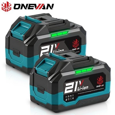 ONEVAN 2x 15Cell Batterie Ersatzbatterie für Akku Schlagschrauber Heckenschere