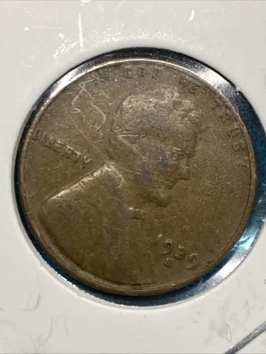 ✅ 1939-S Lincoln Wheat Cent Good -  Fine Circulated Condition Copper Penny