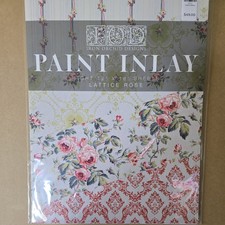 "Lattice Rose", Iron Orchid Design Paint Inlay