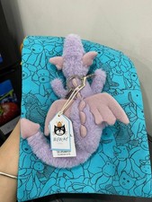 SALE Purple Dragon Plush Keychain Bag Charm Cute Collectible Jellycat - NWT